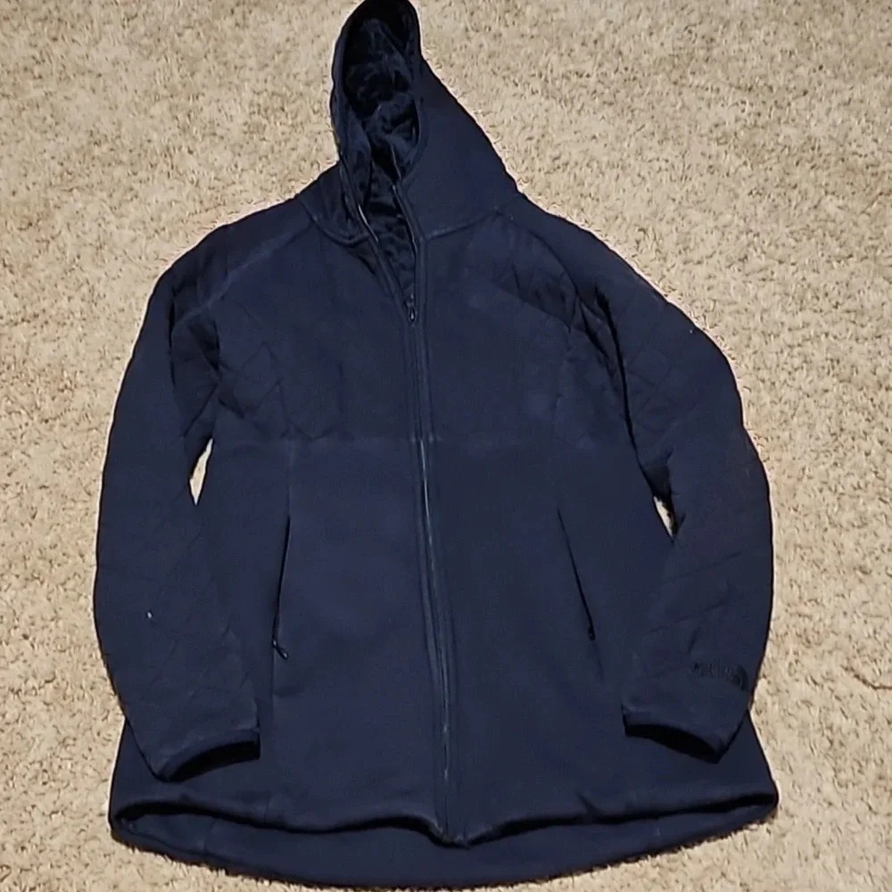 North Face Blue Quilted Jacket‎